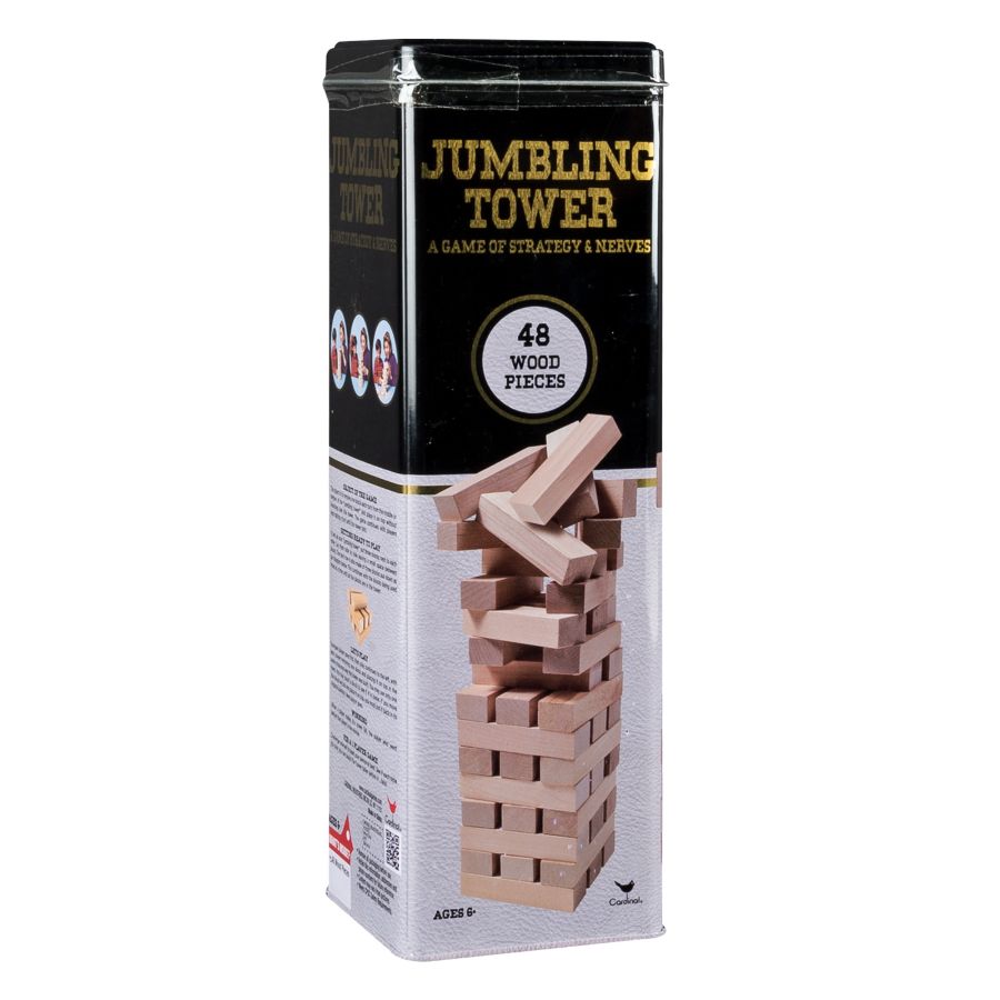 Cardinal Wood Jumbling Towers In Tin