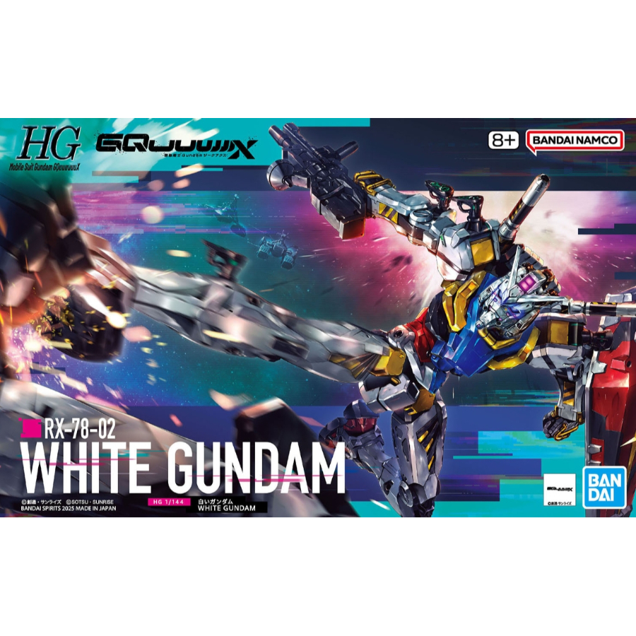 Gundam Model Kit 1:144 HG White Gundam