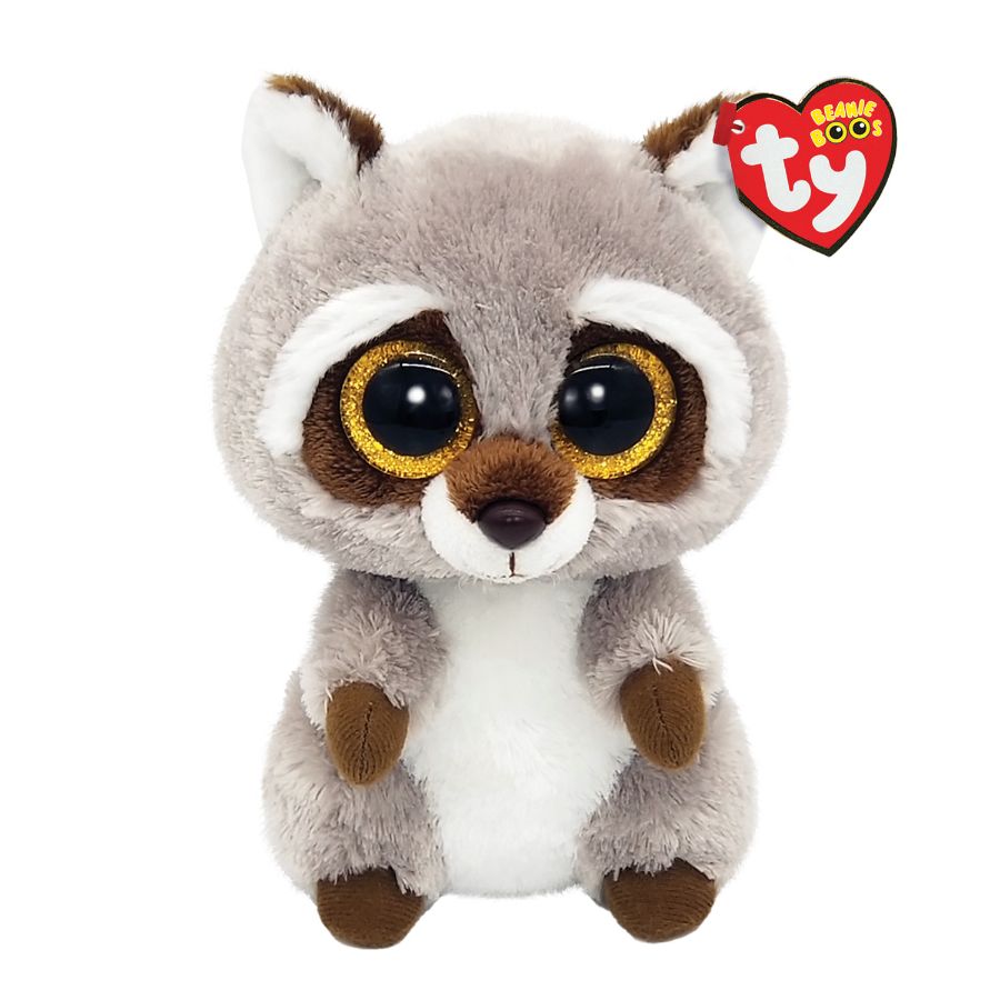 Ty Beanie Boos Regular Plush Oakie Raccoon