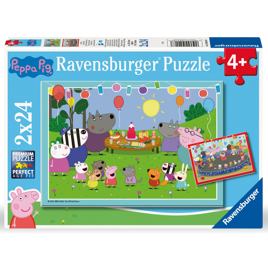Ravensburger Puzzle 2x24 Piece Peppa Pig Party
