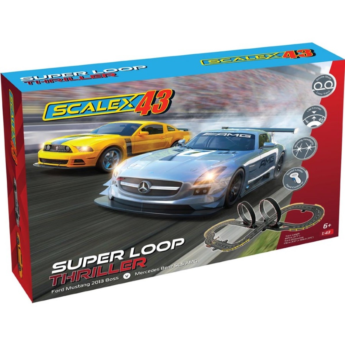 Scalextric Slot Car Set Scalex43 Super Loop Thriller Shop By