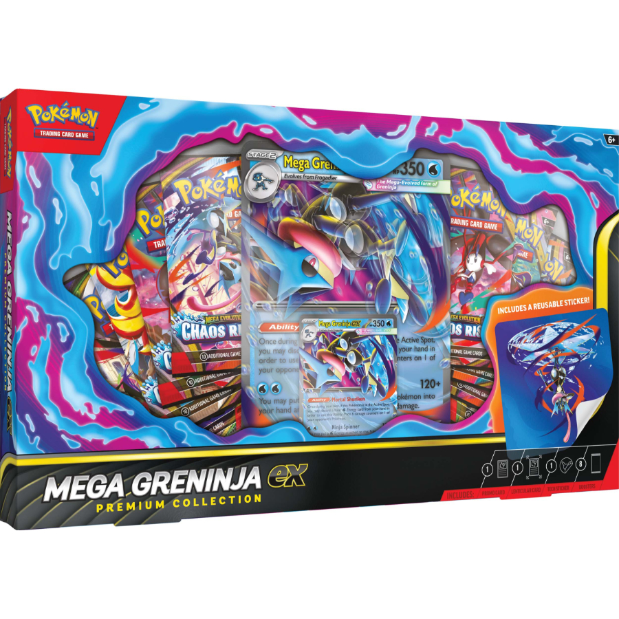 Pokemon TCG Mega Greninja Ex Premium Collection