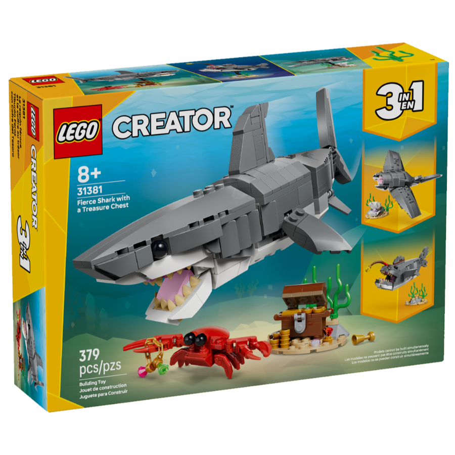 LEGO Creator Fierce Shark With A Treasure Chest
