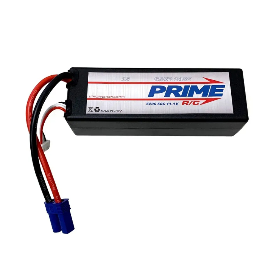 Prime RC 5200Mah 50 C 11.1V EC5 Hard Case Lipo