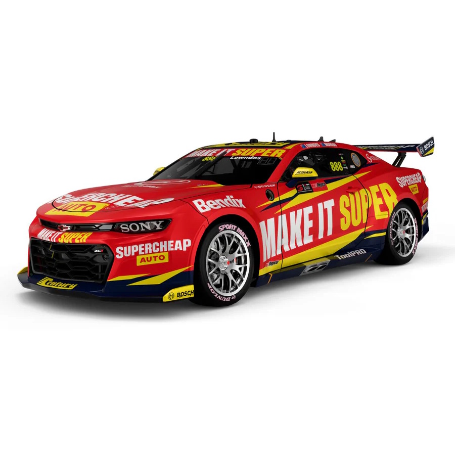 Biante Diecast 1:18 Chevrolet Camaro Supercheap Auto Racing Lowndes Murray 2024 Repco Bathurst