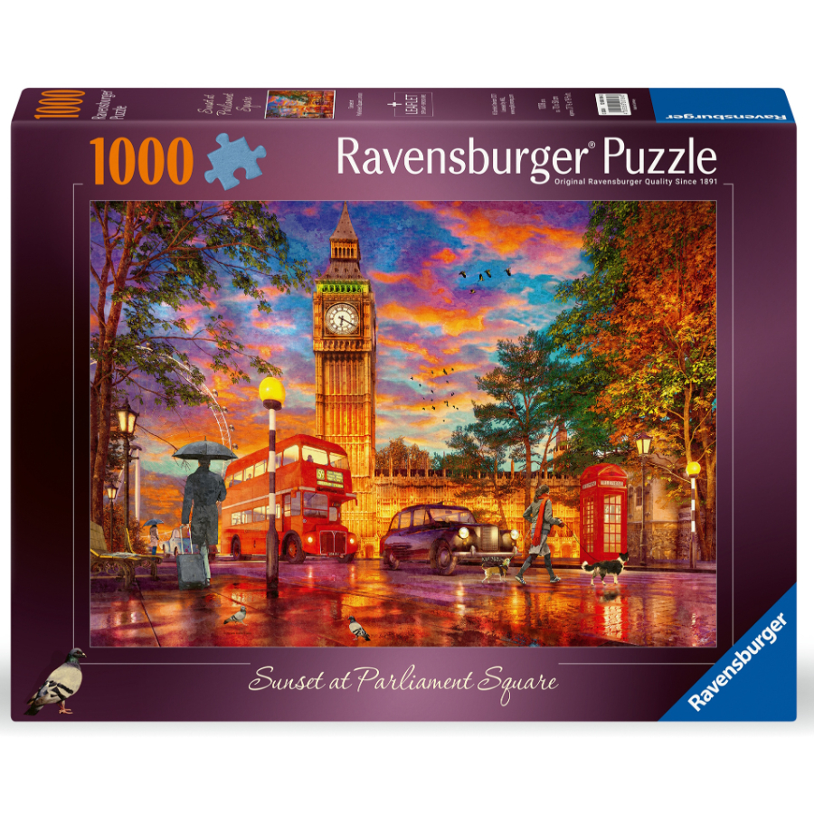 Ravensburger Puzzle 1000 Piece Sunset At Parliament Square SF