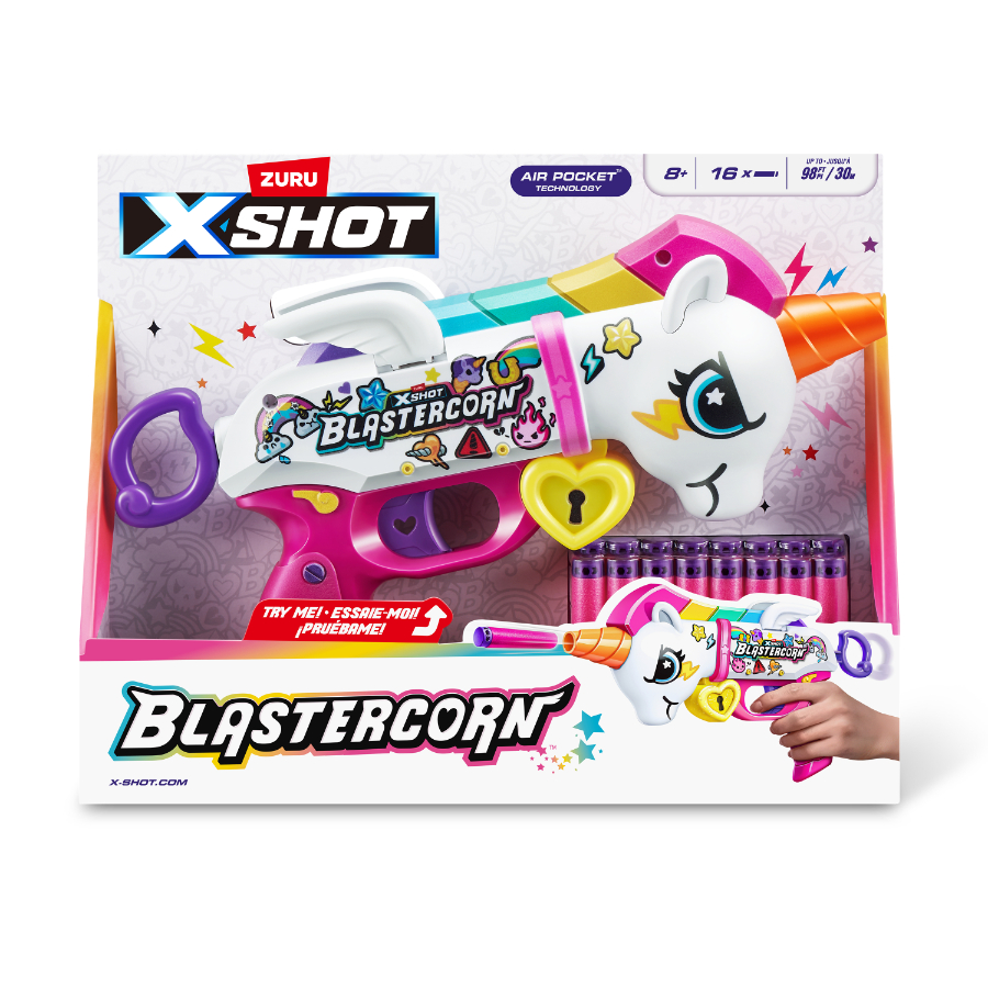 XSHOT Blastercorn Dart Blaster With 16 Darts