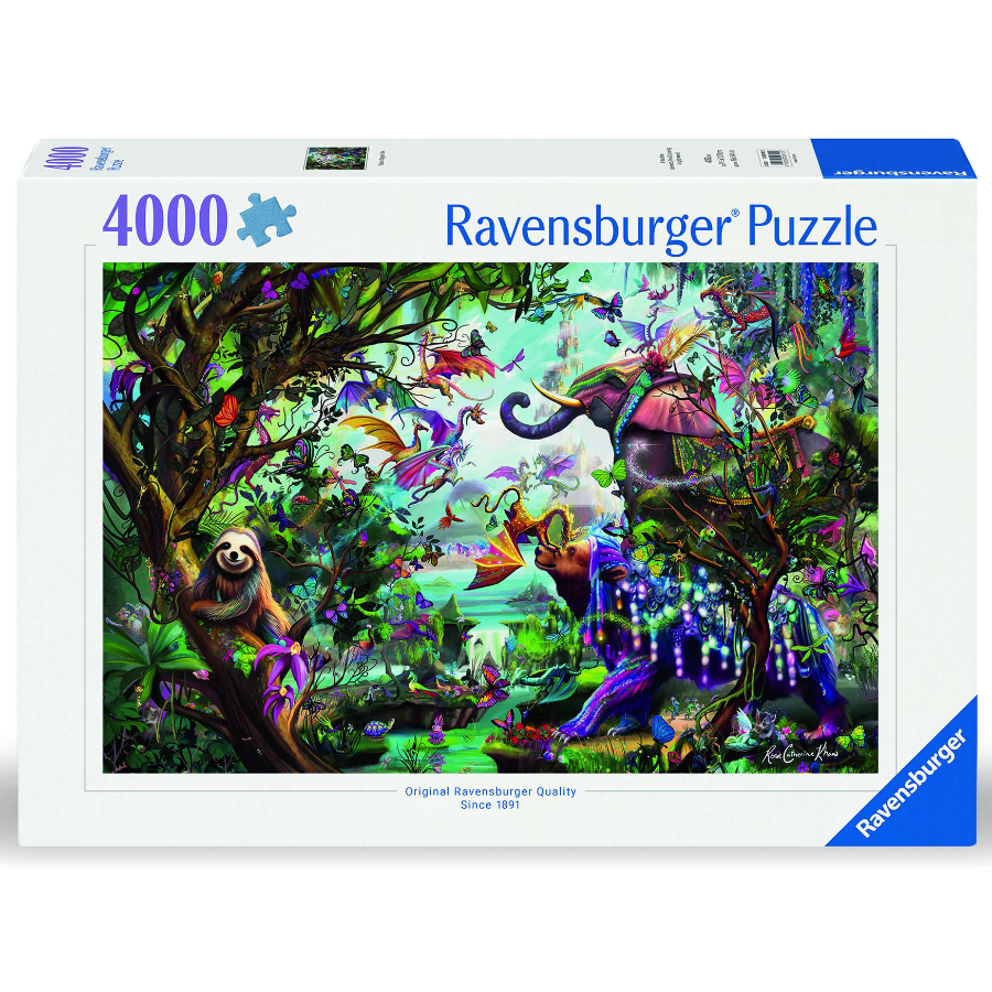 Ravensburger Puzzle 4000 Piece Tropical Dragons