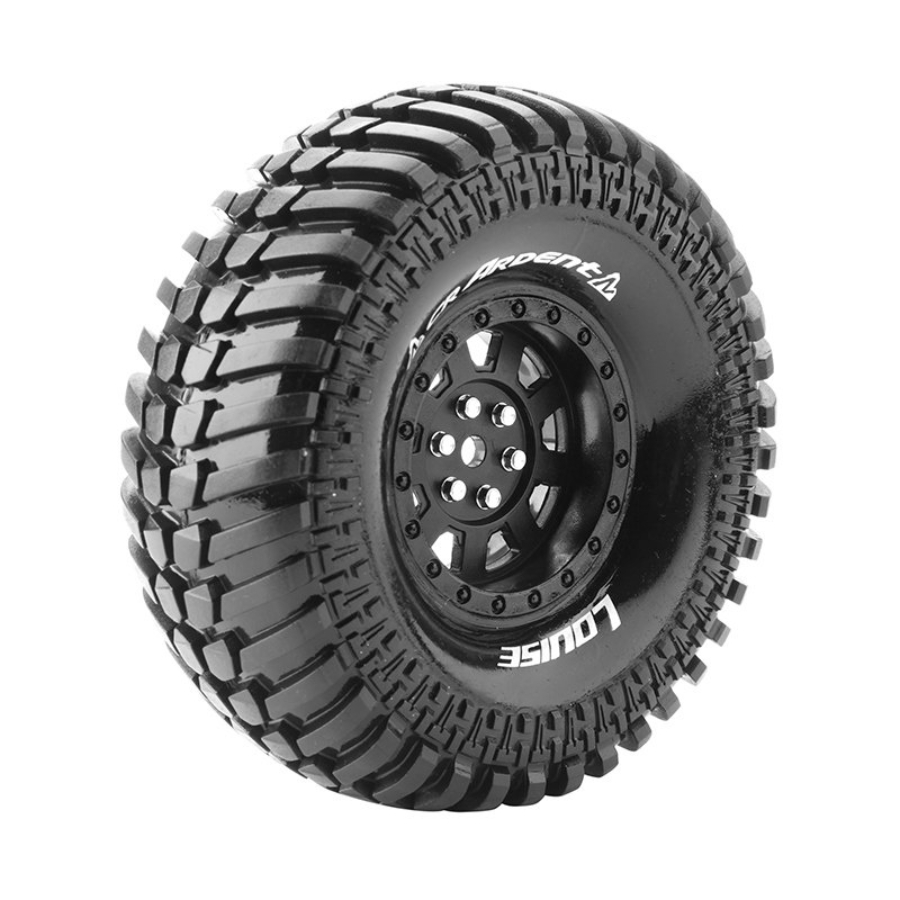 Louise RC Wheels & Tyres CR Ardent Black Front & Rear