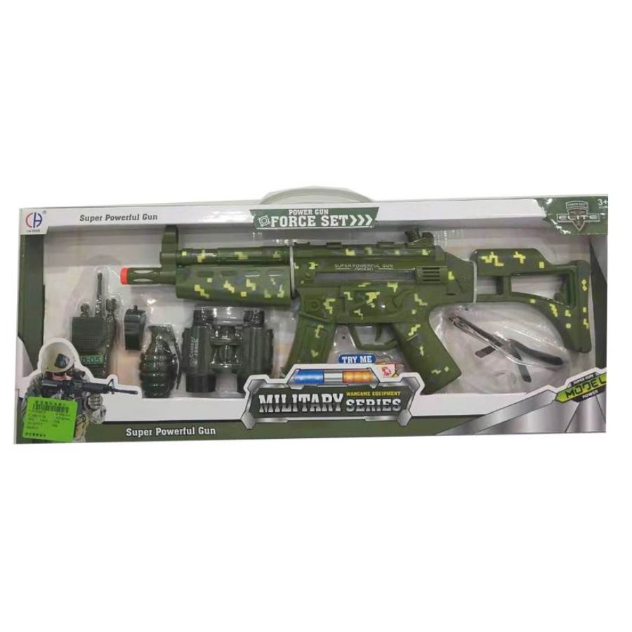 Military Machine Gun With Lights Sounds & Accessories | Action Toys ...
