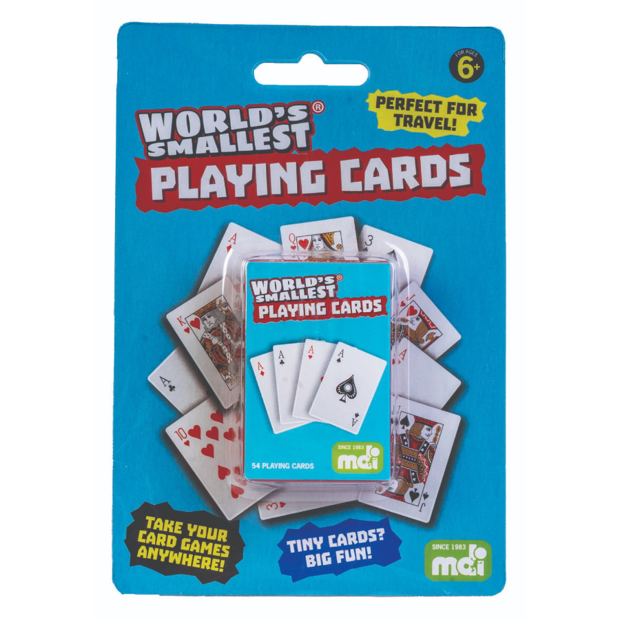 Worlds Smallest Playing Cards
