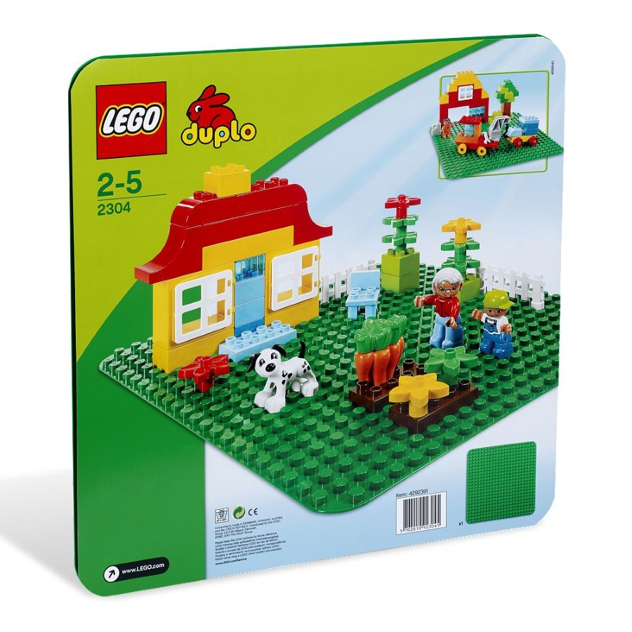 LEGO DUPLO Large Green Building Plate