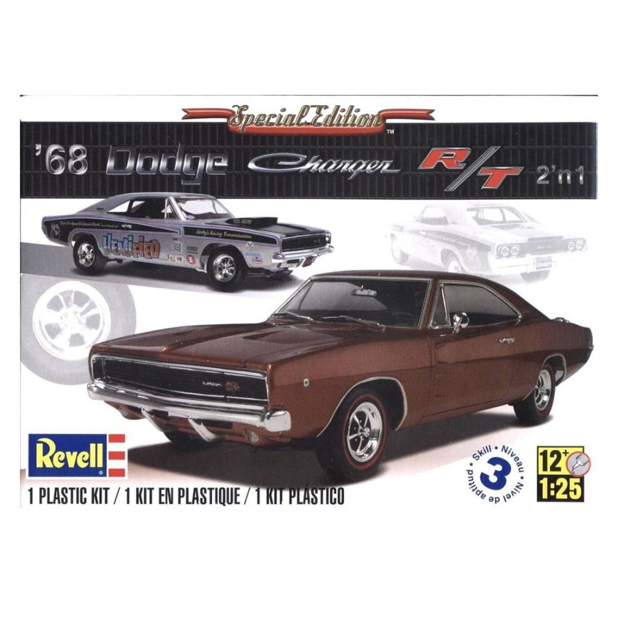 Revell Model Kit 1:24 68 Dodge Charger