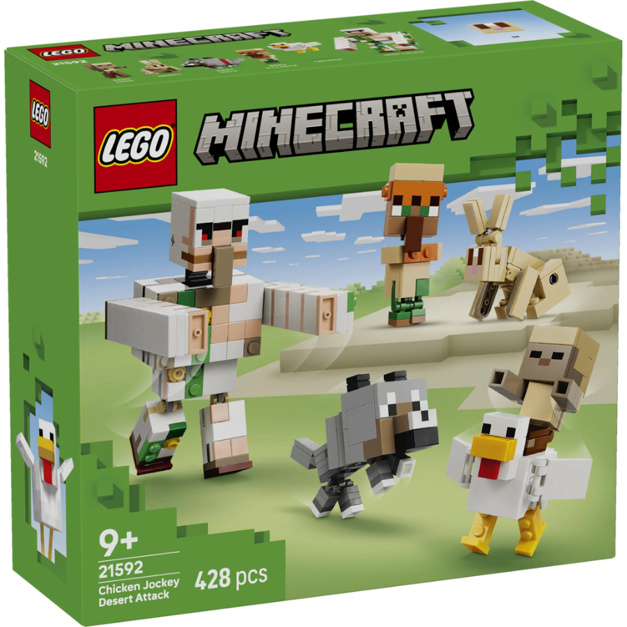 LEGO Minecraft Chicken Jockey Desert Attack