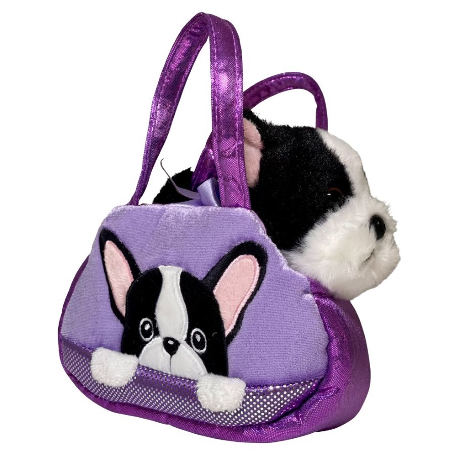 Plush In Bag Bulldog In Bulldog Bag