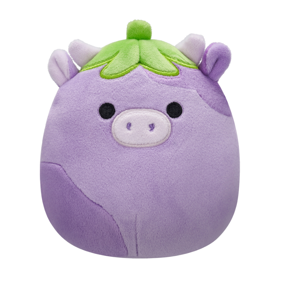 Squishmallows 7.5 Inch Plush Frederick Eggplant Cow