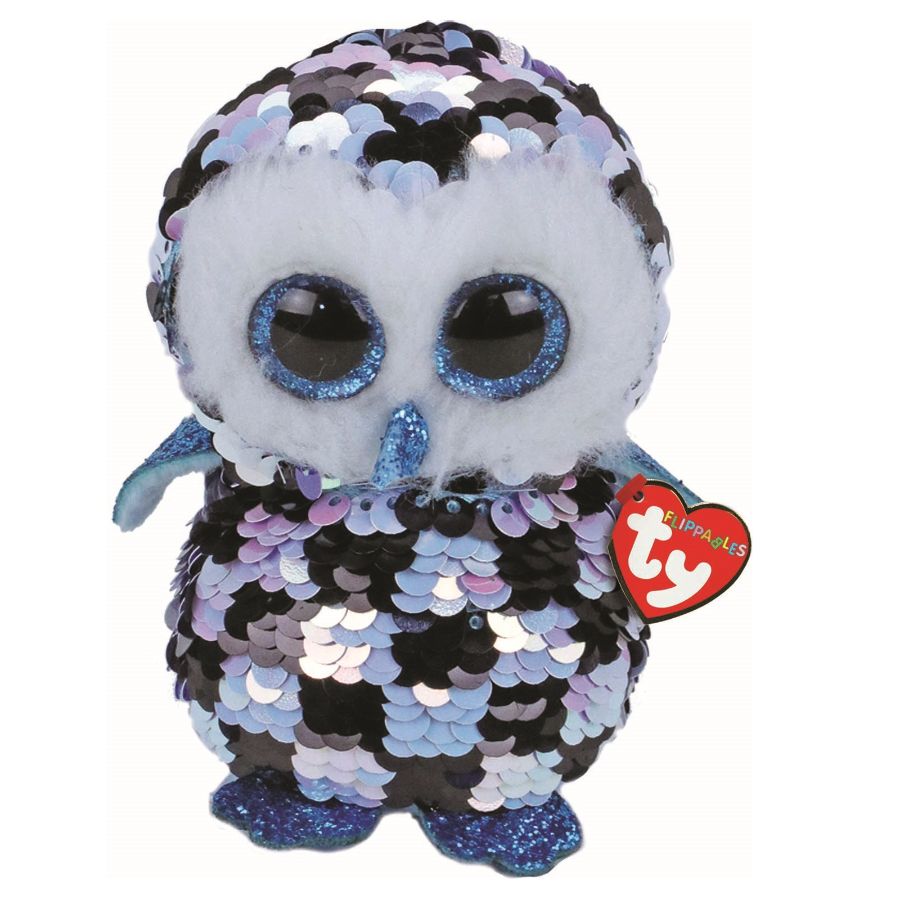 Beanie Boos Flippables Medium Plush Topper Owl