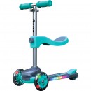 Razor Rollie Deluxe 2 In 1 Scooter Teal With Light Up Wheels