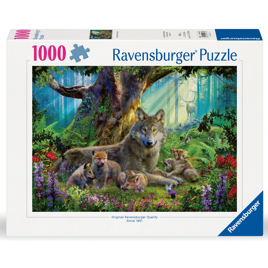 Ravensburger Puzzle 1000 Piece Wolves In The Forest SF