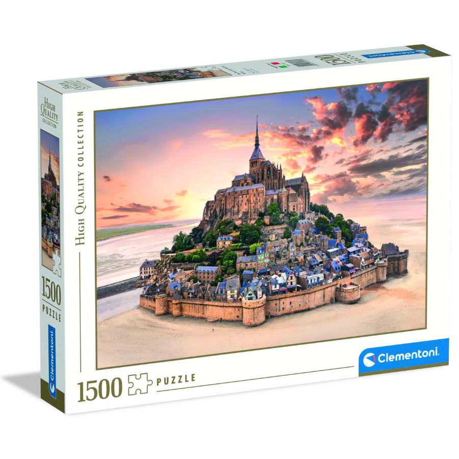 Clementoni 1500 Piece Puzzle The Mont Saint Michel Rising