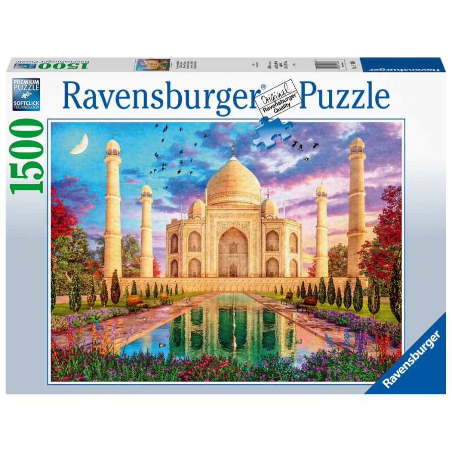 Ravensburger Puzzle 1500 Piece Enchanting Taj Mahal