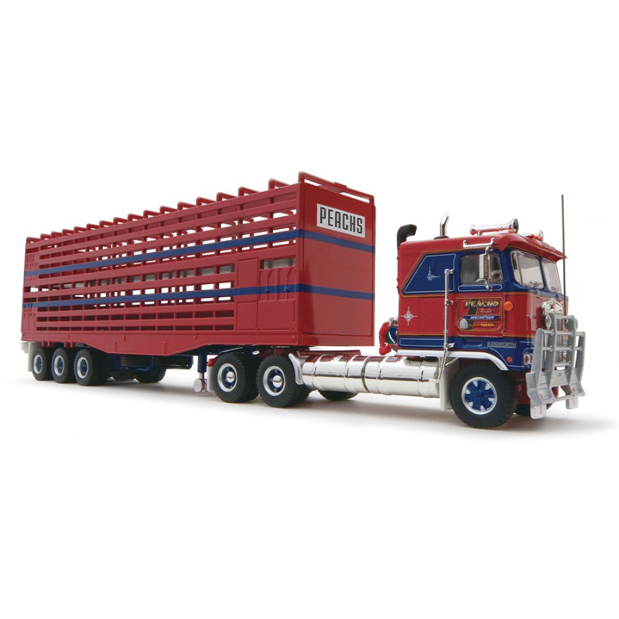 Highway Replicas Diecast 1:64 Livestock Semi Peachs