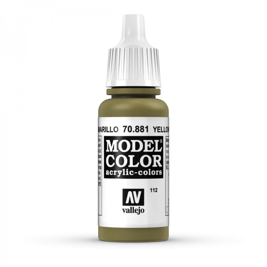 Vallejo Acrylic Paint Model Colour Yellow Green 17-18ml