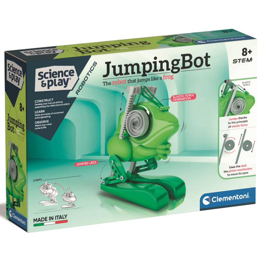 Clementoni Science & Play STEM Jumping Bot Robotics Kit