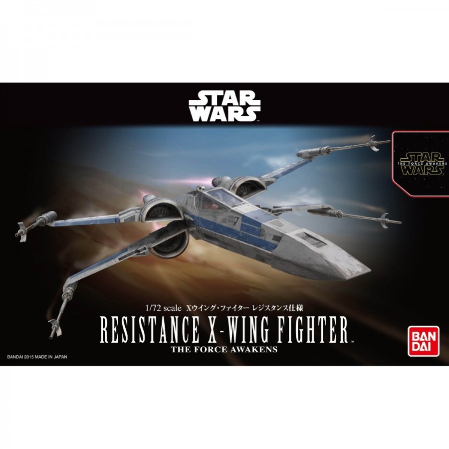 Star Wars Model Kit 1:72 Resistance X-Wing Fighter
