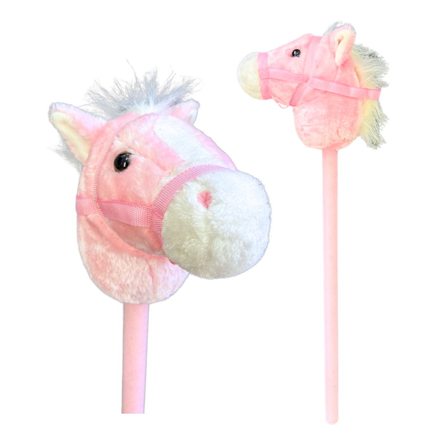 Hobby Horse Pink Bridled Plush 78cm