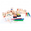 Wooden Stamp Set Dinosaurs