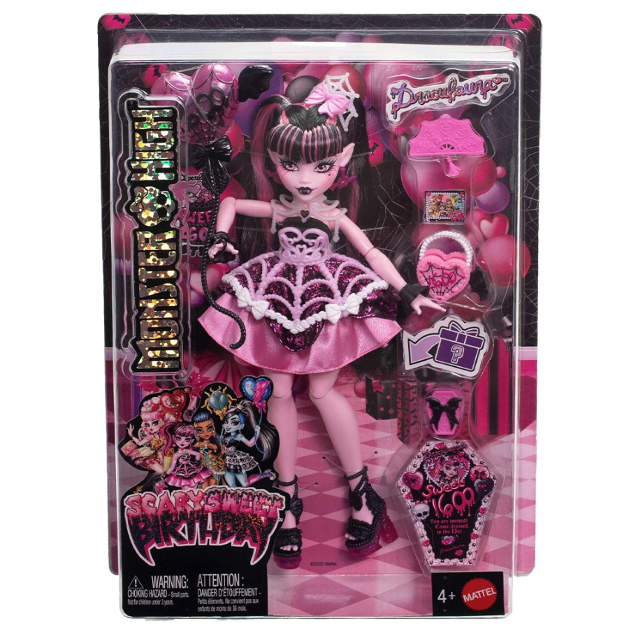 Monster High Scary Sweet Birthday Doll Assorted