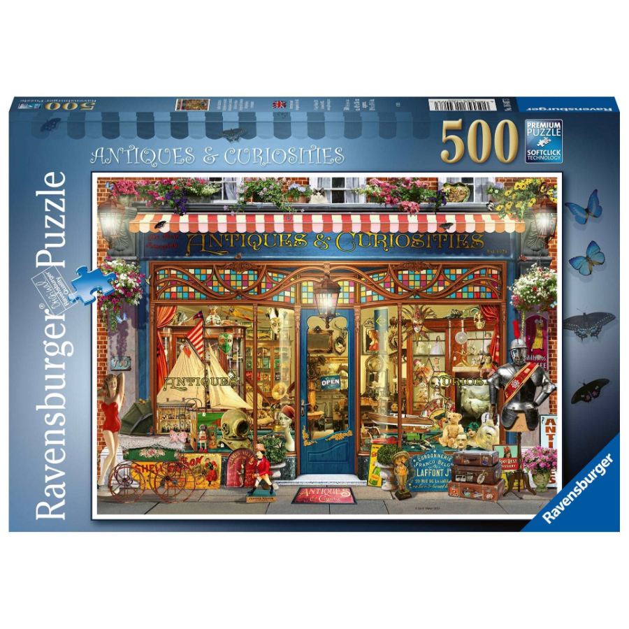 Ravensburger Puzzle 500 Piece Antiques & Curiosities SF