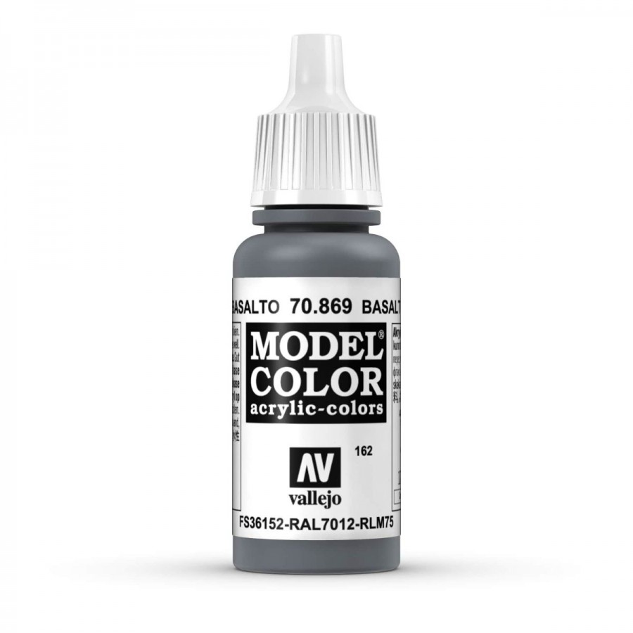 Vallejo Acrylic Paint Model Colour Basalt Grey 17-18ml