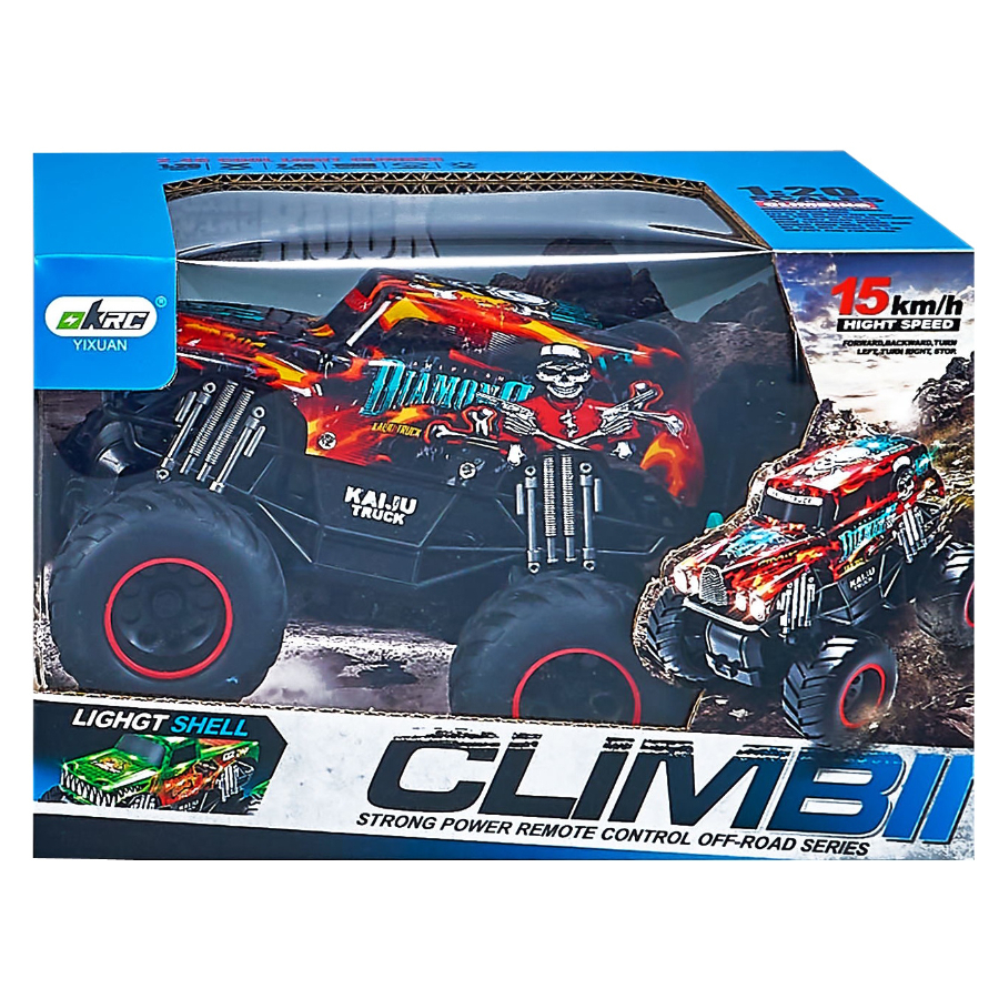 Radio Control 1:20 Scale Rock Climber 2.4Ghz With Lights Assorted