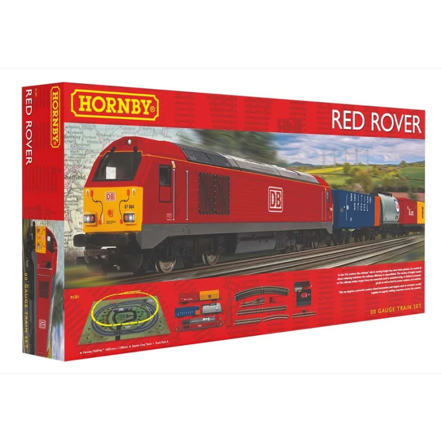 Hornby Rail Trains HO-OO Set Red Rover