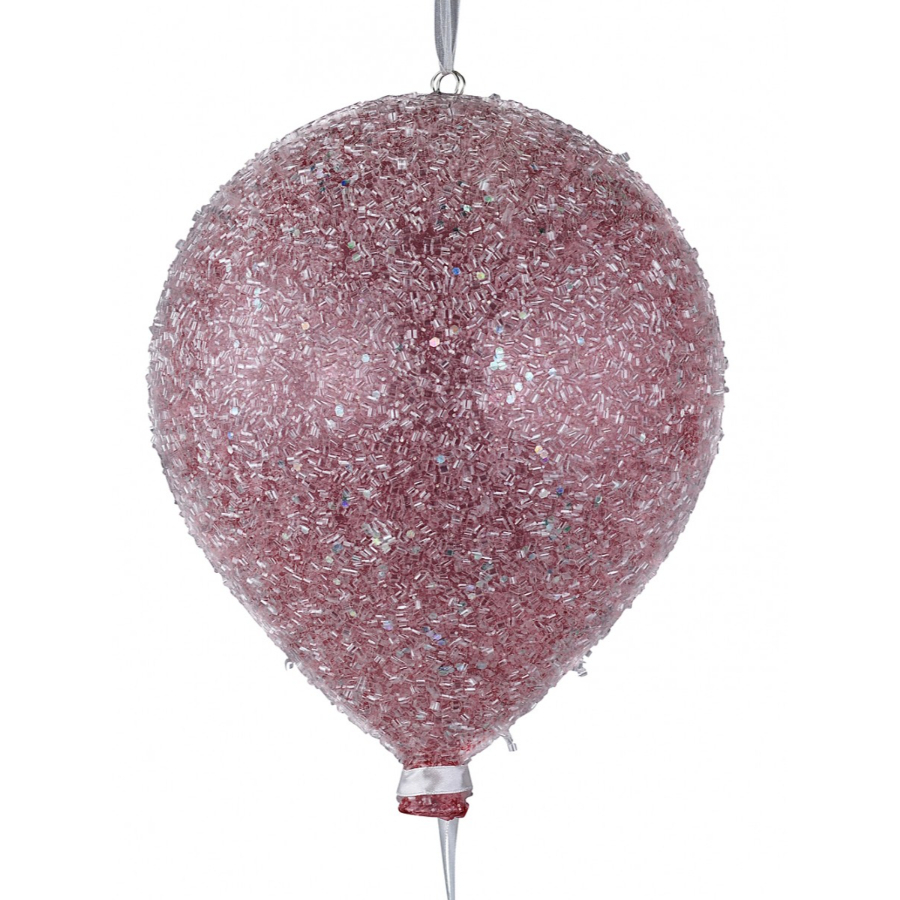 Hanging Sugar Balloon Pastel Pink 20cm