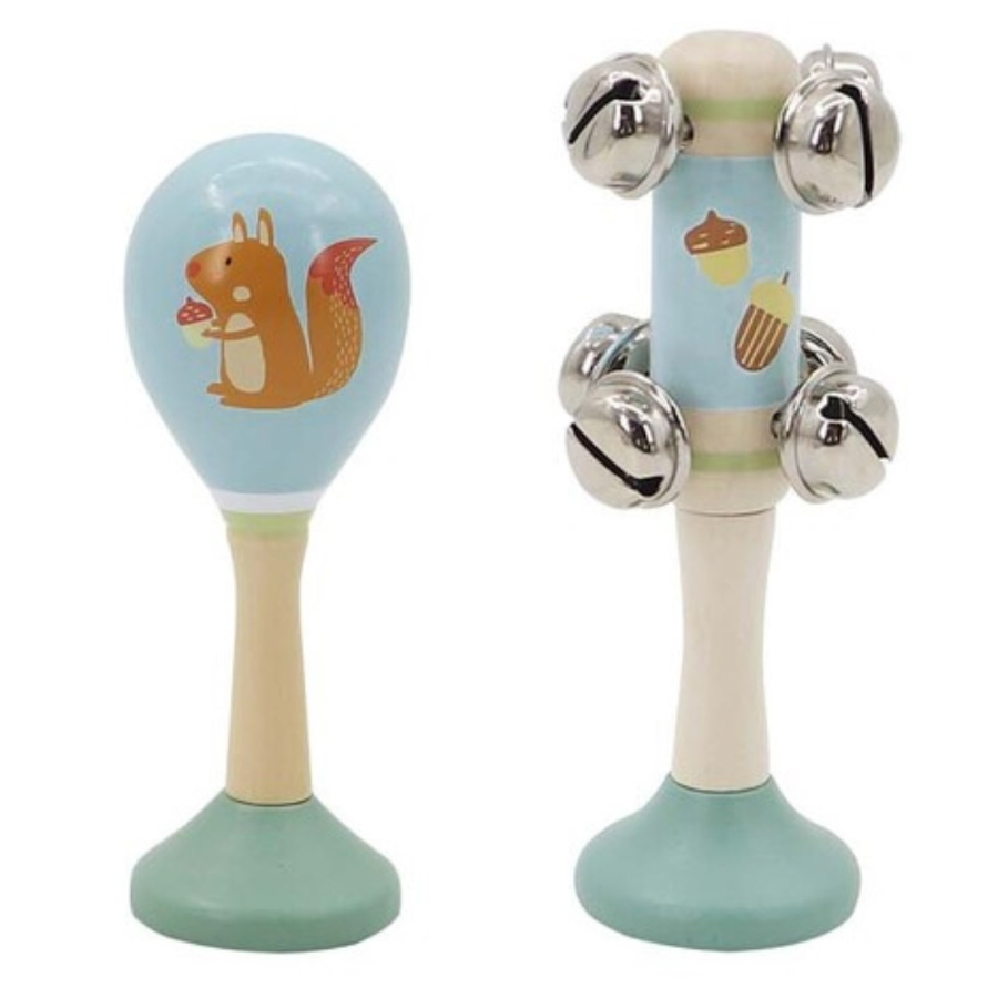 Maraca & Bell Set Calm & Breezy Assorted