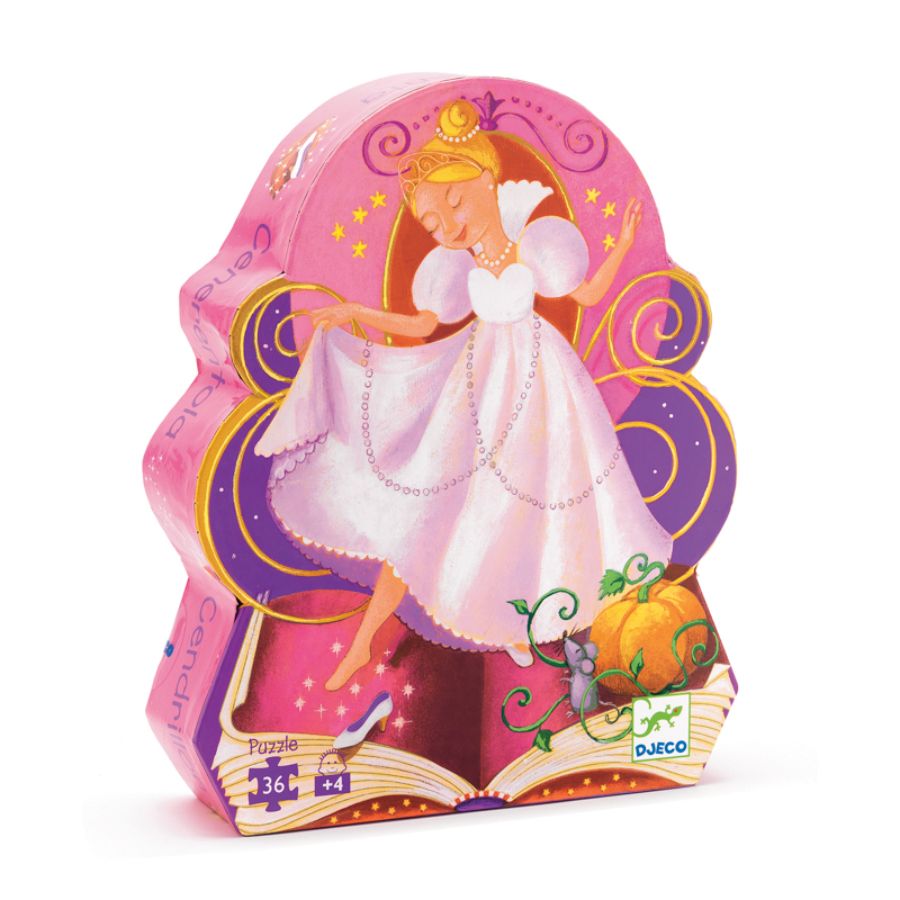 Djeco Cinderella Silhouette Puzzle 36 Piece