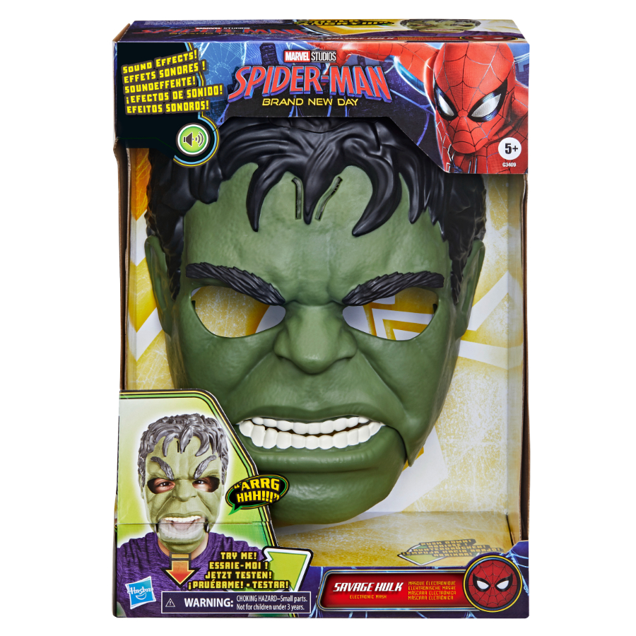 Spider-Man Movie Brand New Day Hulk Interactive Mask