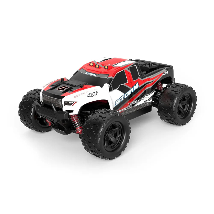 Tornado Radio Control 1:18 Storm 4WD High Speed Truck RTR Red