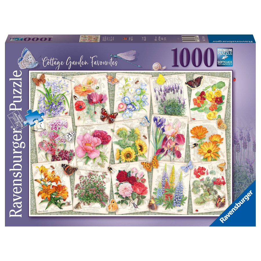 Ravensburger Puzzle 1000 Piece Cottage Garden Favourites SF