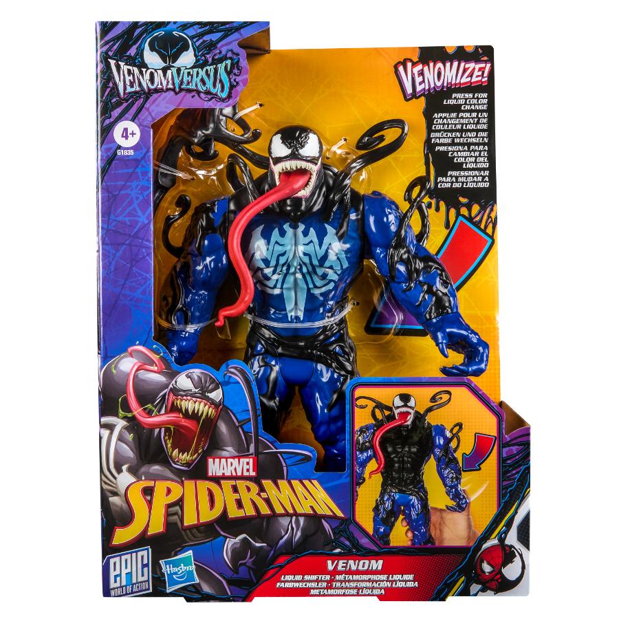 Spider-Man Venomversus Venom Feature Liquid Change Figure