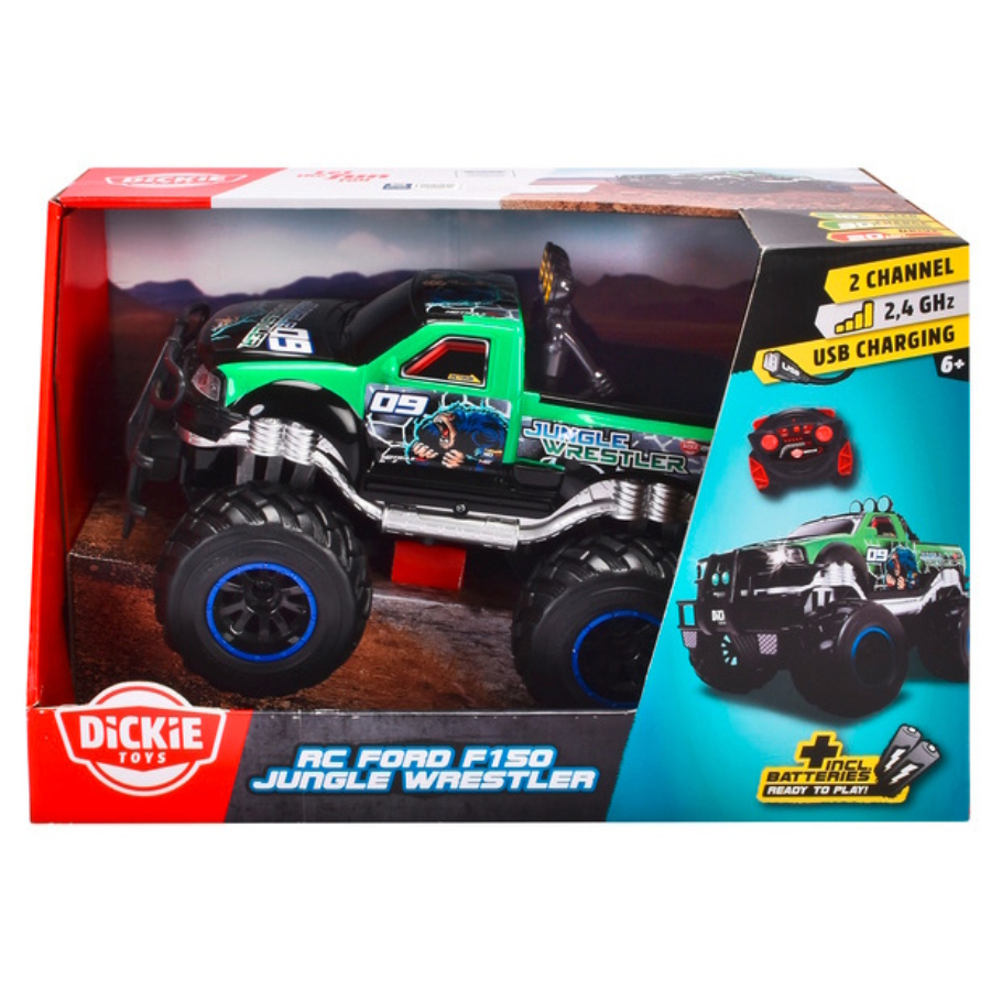 Dickie Toys Radio Control Jungle Wrestler Ford F150 Including Batteries