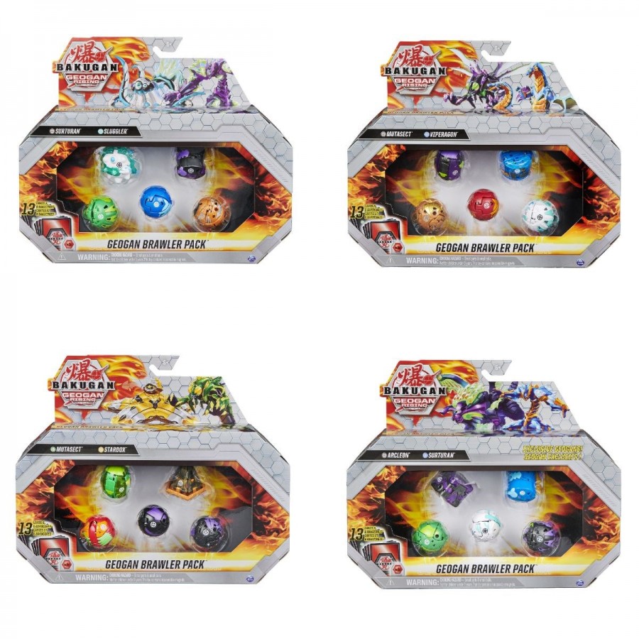 Bakugan Series 3 Geogan Brawler Pack Assorted