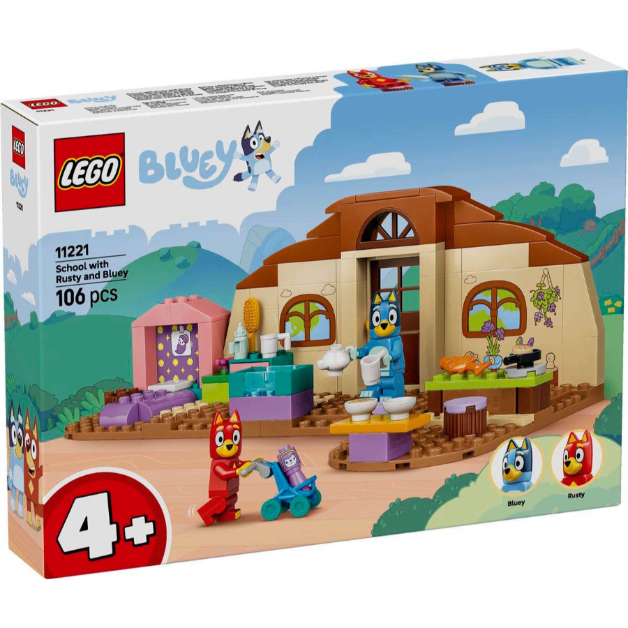 LEGO Bluey School With Rusty & Bluey 4+ Set