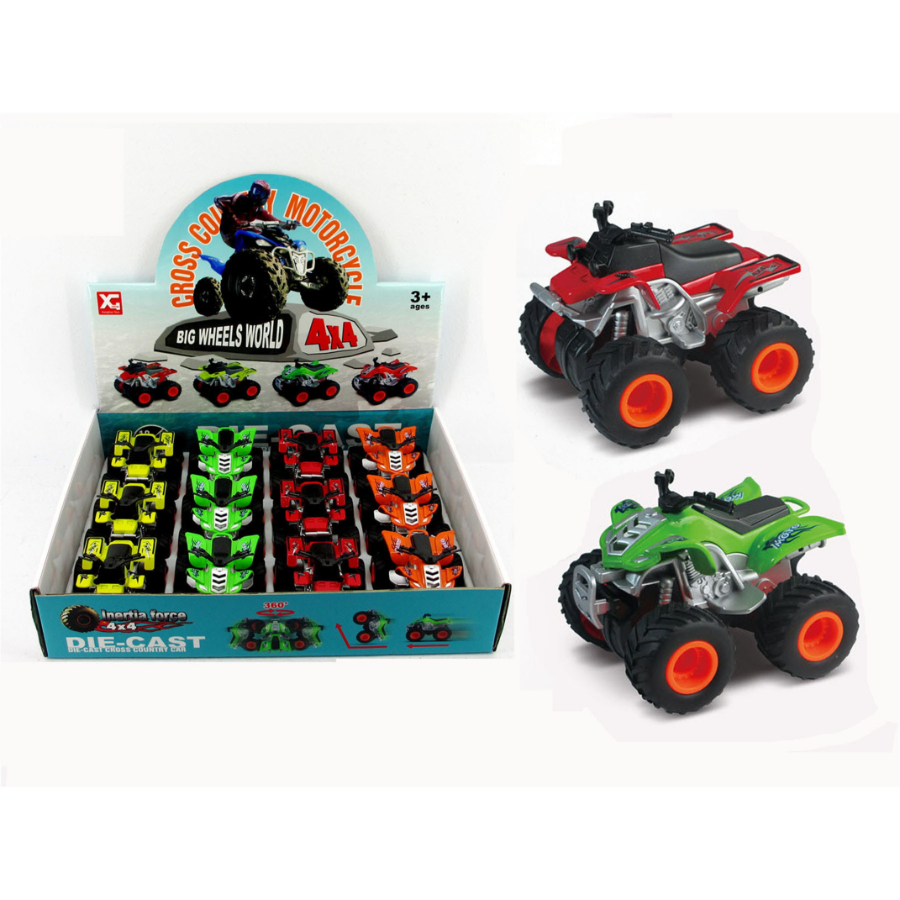 Beach Quad Bike Diecast & Friction Powered Assorted
