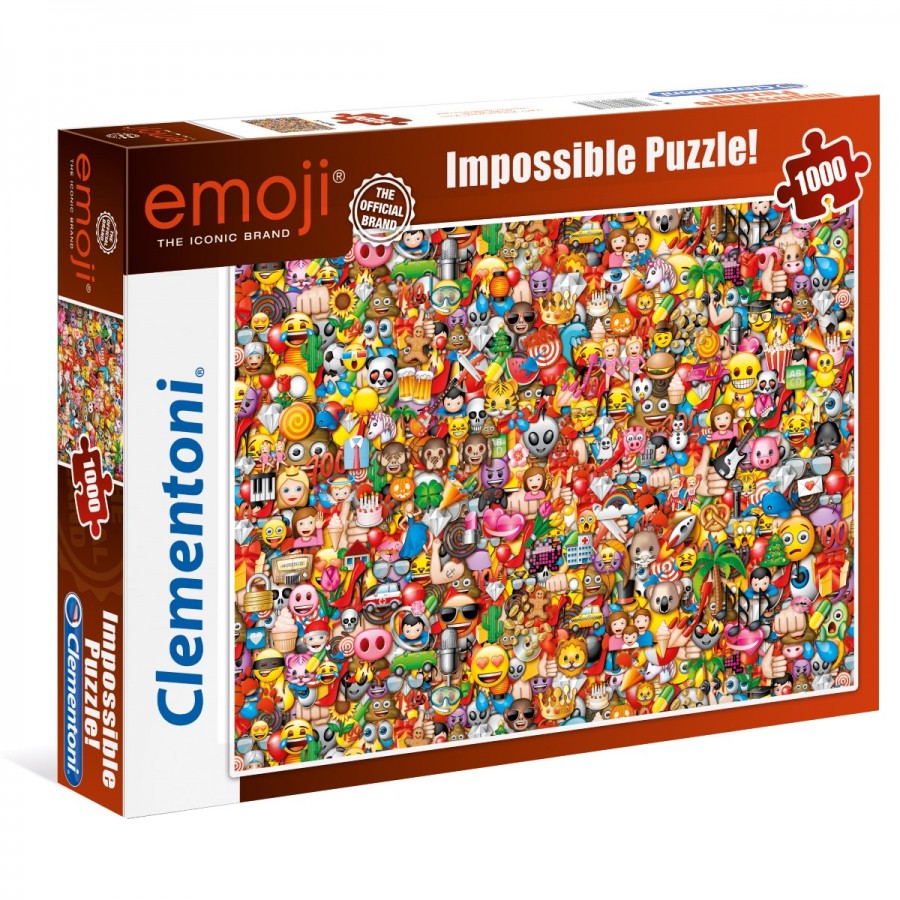 Clementoni Puzzle Emoji Impossible Puzzle 1000 Pieces