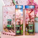 Tonecheer Book Nook Model Kit Sakuras Travel