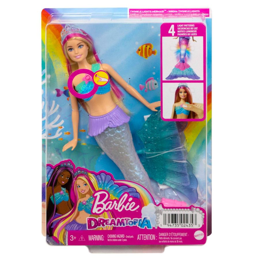 Barbie Dreamtopia Twinkle Lights Mermaid Doll Assorted